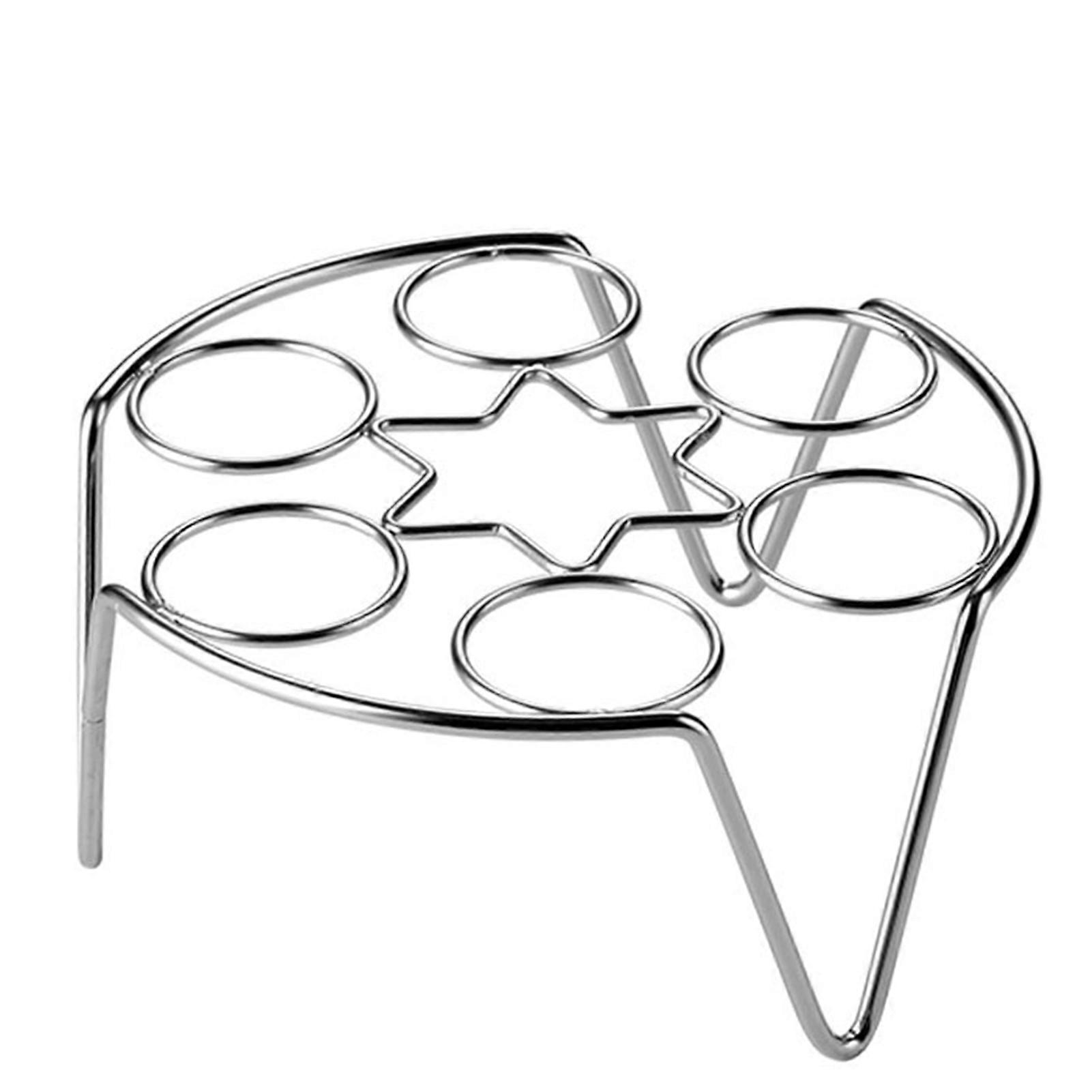 Egg Steam Rack Multi Functional Elevated Stainless Steel Steaming Stand for Kitchen Cooking