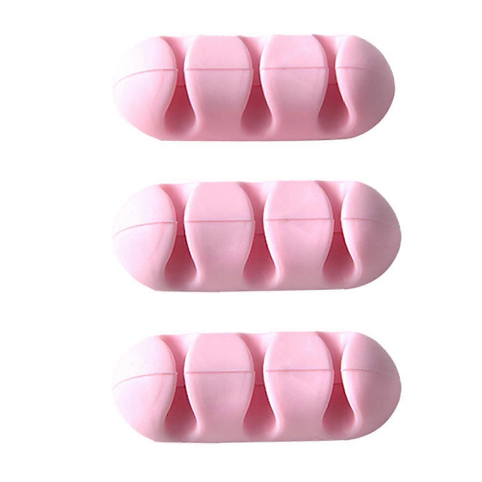 3PCS SelfAdhesive Cable Winder Clip Safe And Assured Material DustFree Design for Mouse Keyboard Earphone Headset