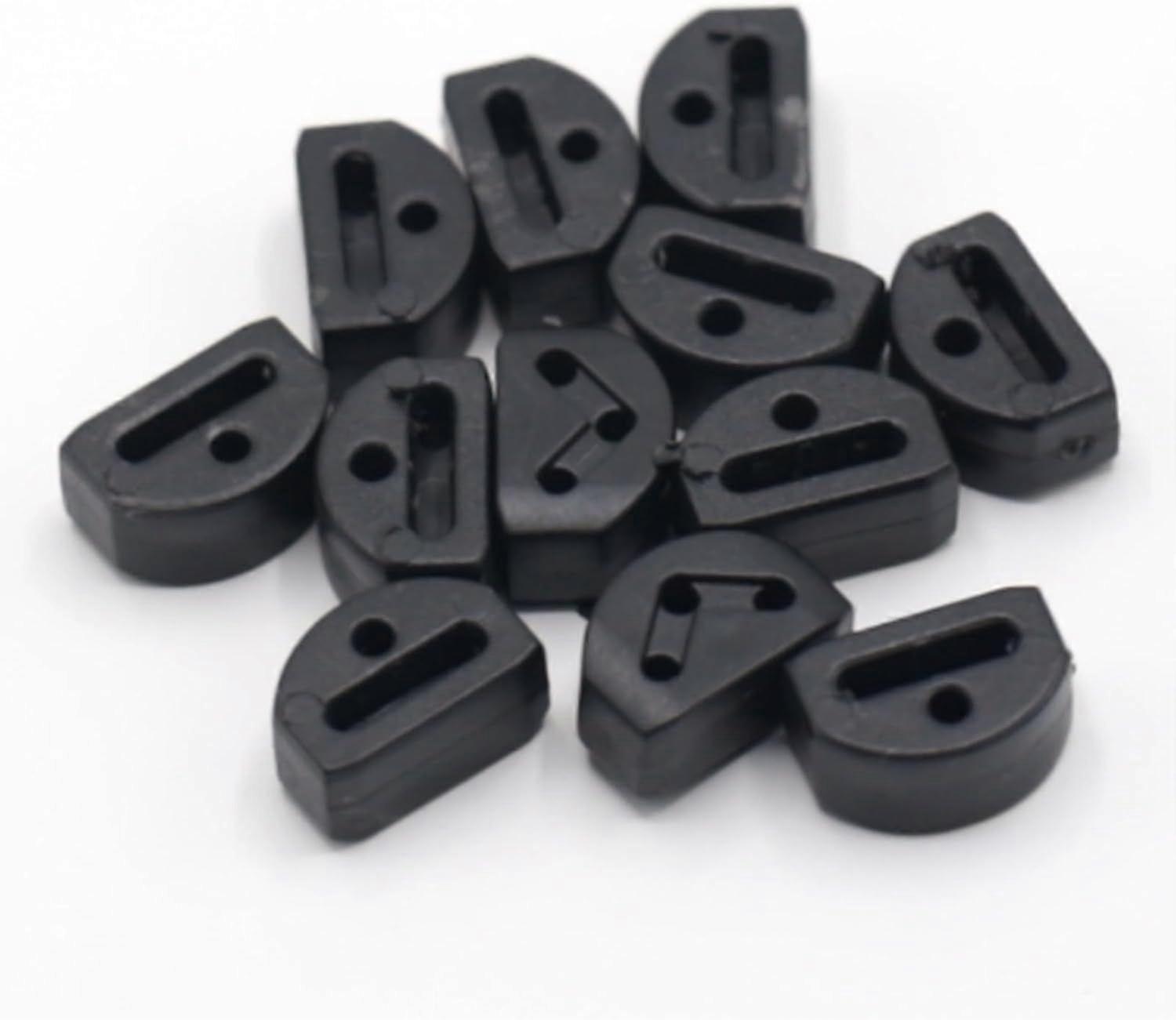 Pachet SQCLV de 12 cravate de coarde de chitară din plastic margele de pod, 3 găuri de chitară string bridgeBeads, elemente de fixare a corzilor de chitară pentru chitară clasică acustică nylo
