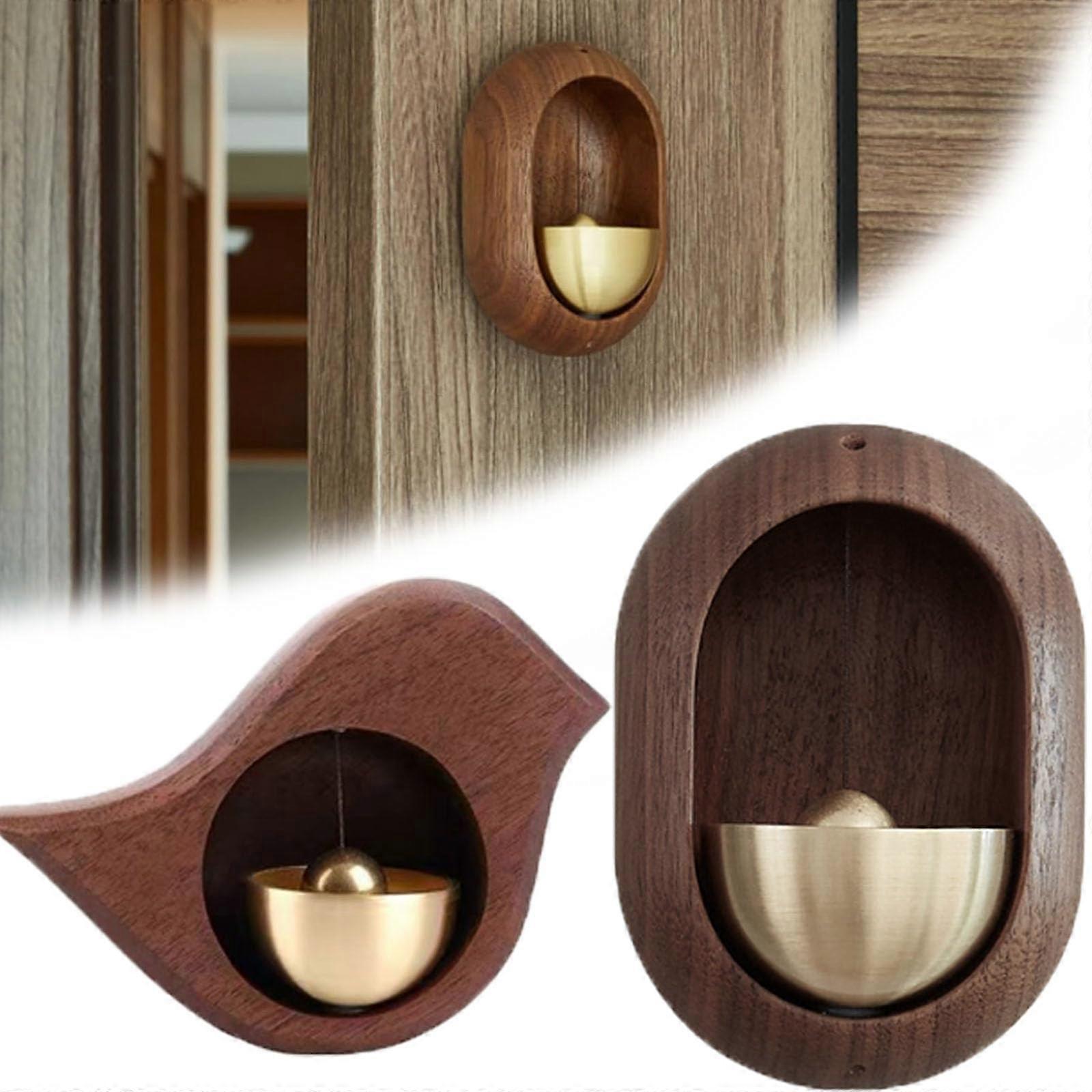 Feylona Door Chime Aura Model, Oval Bird Design, Decorative Chime for Home Entry, Wireless Chime System
