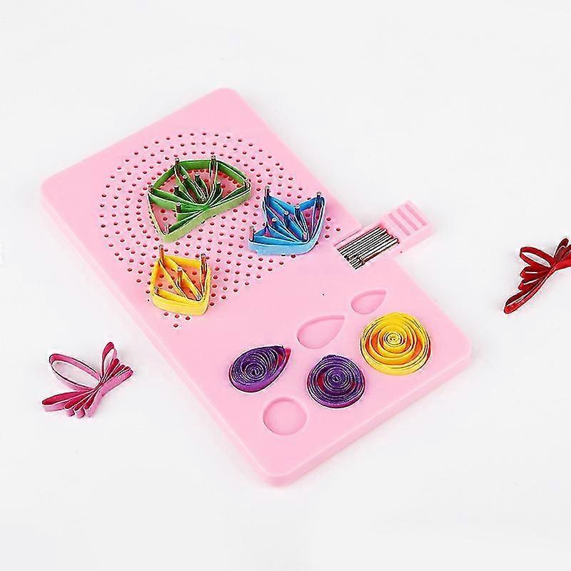 Quilling Board, Grid Guide Quilling Board Paper Winding Disc Quilling Template For Paper Quilling Strips