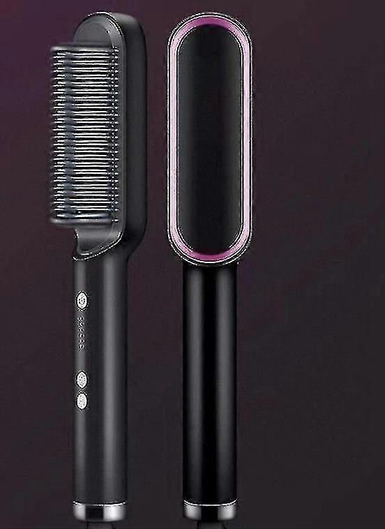 Hair Straightener Comb Matte Black