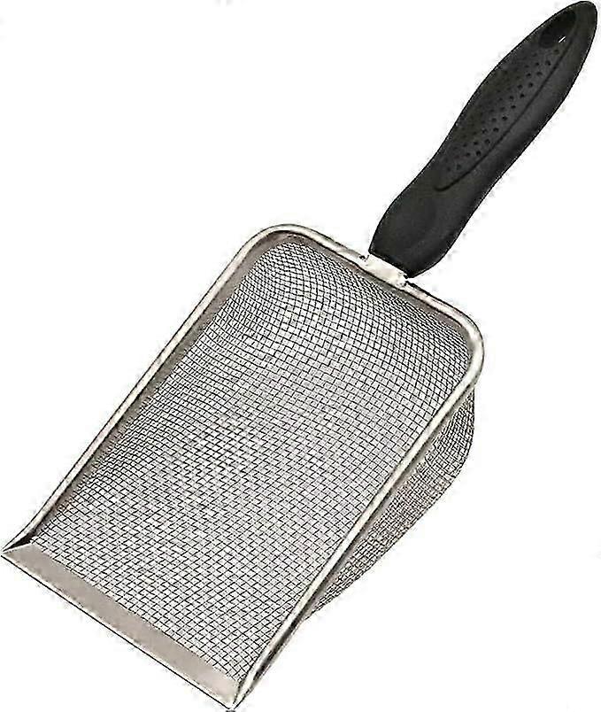 Reptile Sand Scooper,Stainless Steel Fine Mesh Reptile Substrate Scoop Terrarium Substrate Litter Cleaner Reptile Sand Shovel for Sand Bedding