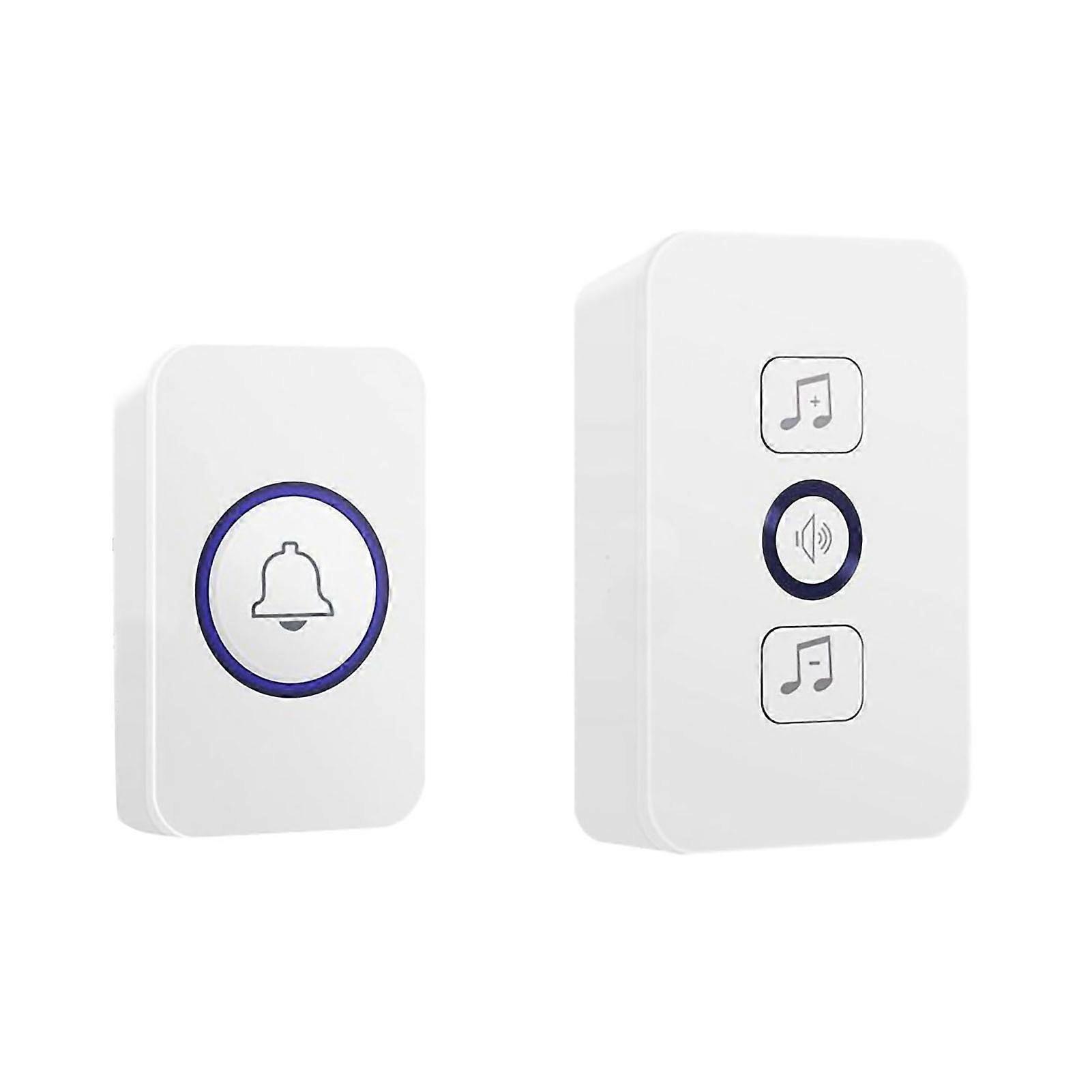 Wireless Caregiver Pager - 32 Ringtones, 4 Volume Levels, Long Range, Low Power