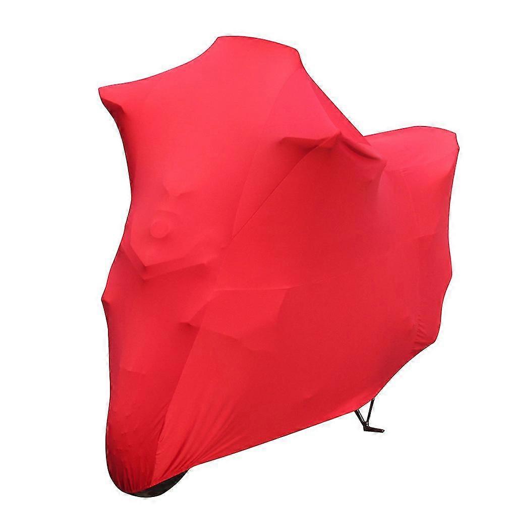 Universal Motorcycle Covers Uv Protector Cover Indoor Outdoor 2 Colors Bike Motor Scooter Dustproof Cover Elastic Fabric M-4xl