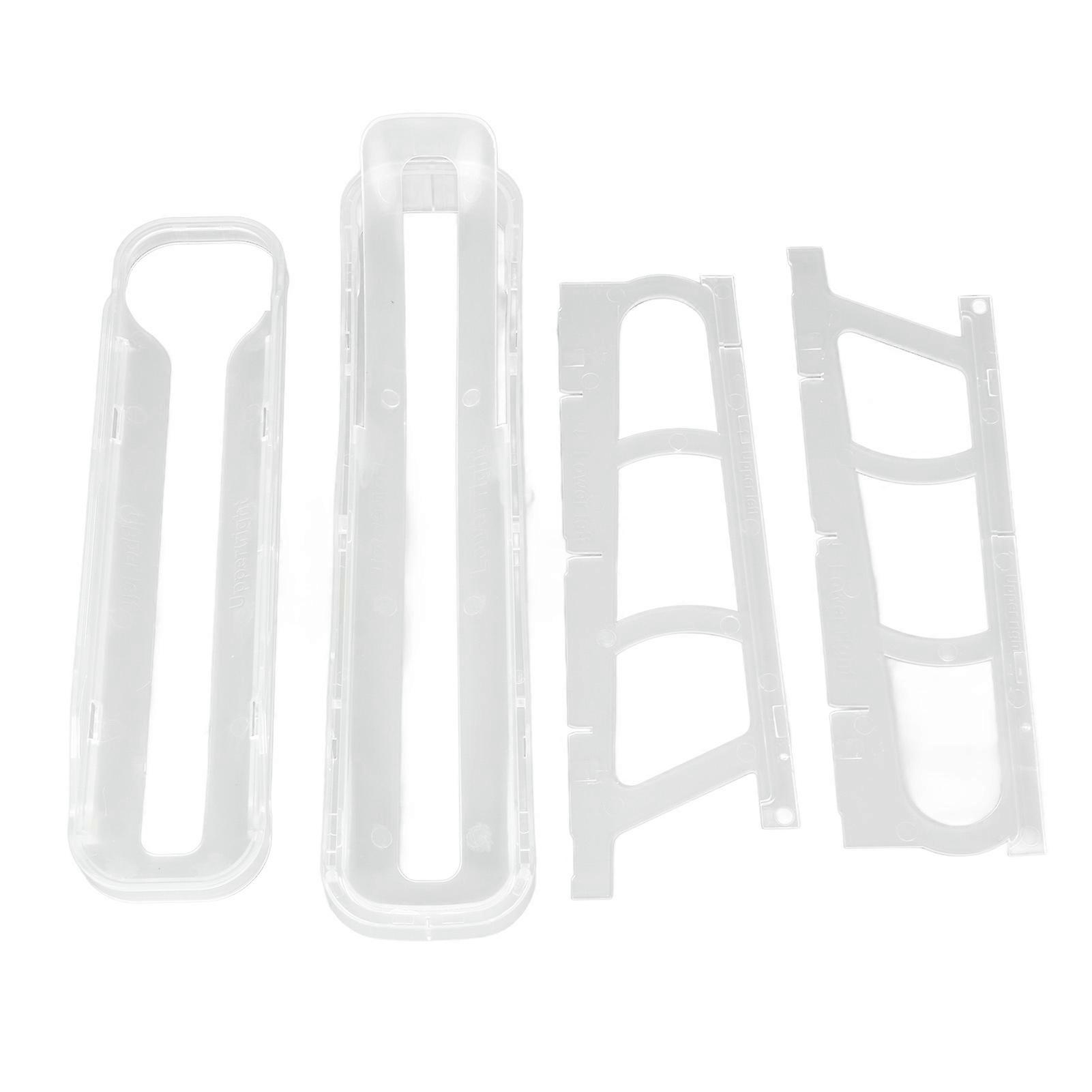 Rolling Egg Dispenser 2 Tier Space Saving Automatic Roll Down Egg Holder for Refrigerator Countertop