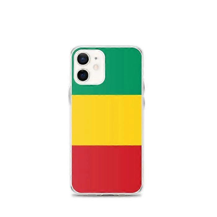 Phone Case - PIXELFORMA - Guinea Flag - Compatible with iPhone 12 mini - Flexible - Shockproof