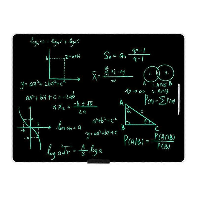 Kids LCD Drawing Board 40 inch Silver / Green Writing