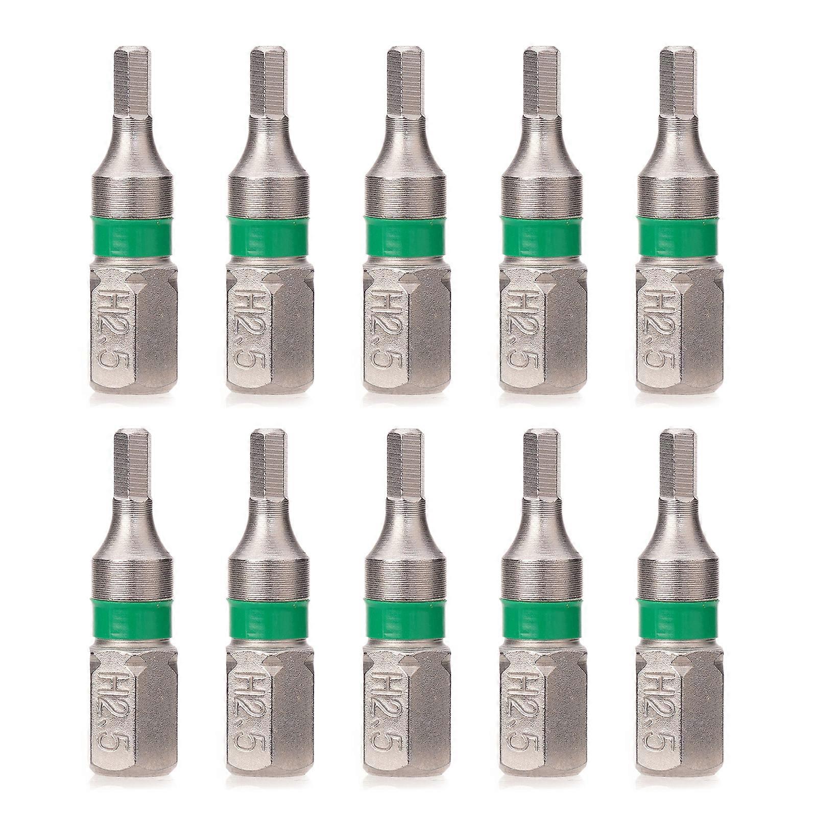 10pc Essential Magnetic Screwdriver Bit Kit Essential Hex Screwdriver Bit Set Suitable for Various Repairs and Projects
