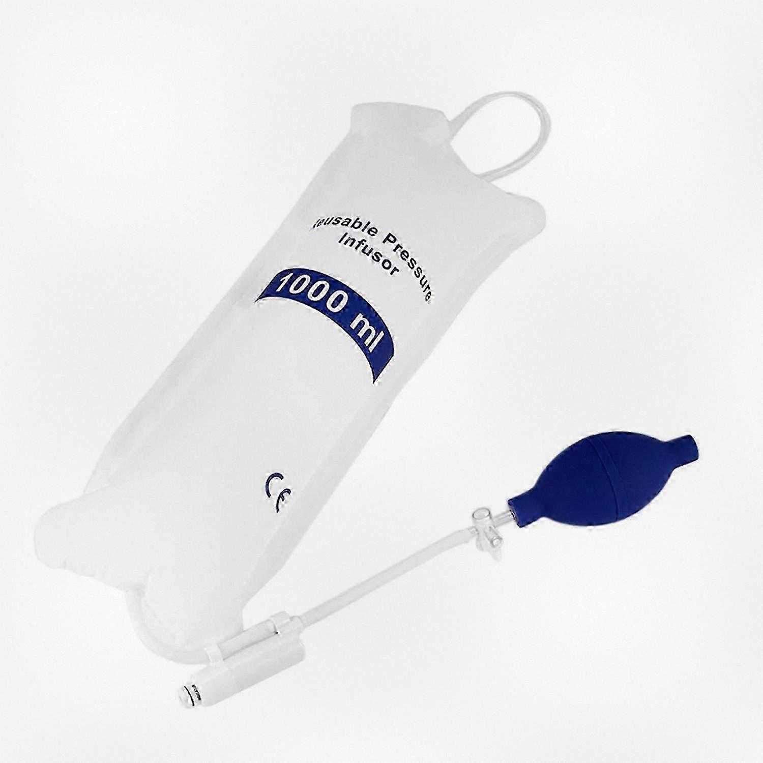 1000ml Reusable Pressure Infusion Bag with Pressure Display Infusion Pump Pressure Bag for Suitable for a Specific Brand