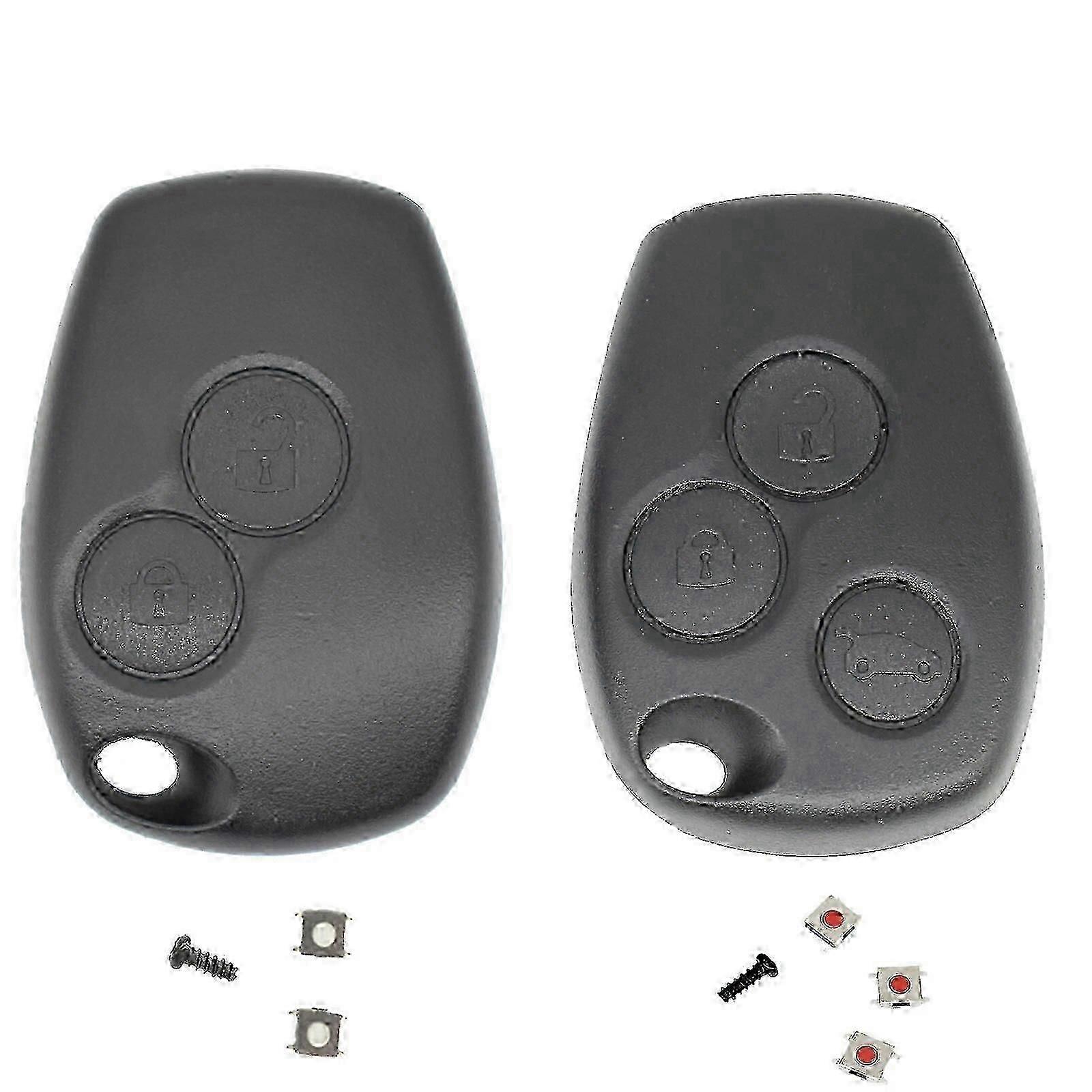 2/3 Buttons Switch Car Remote Key Shell Fob Case Cover For Renault Clio Trafic Twingo Kangoo Master Modus Dacia Duster Sandero -CN