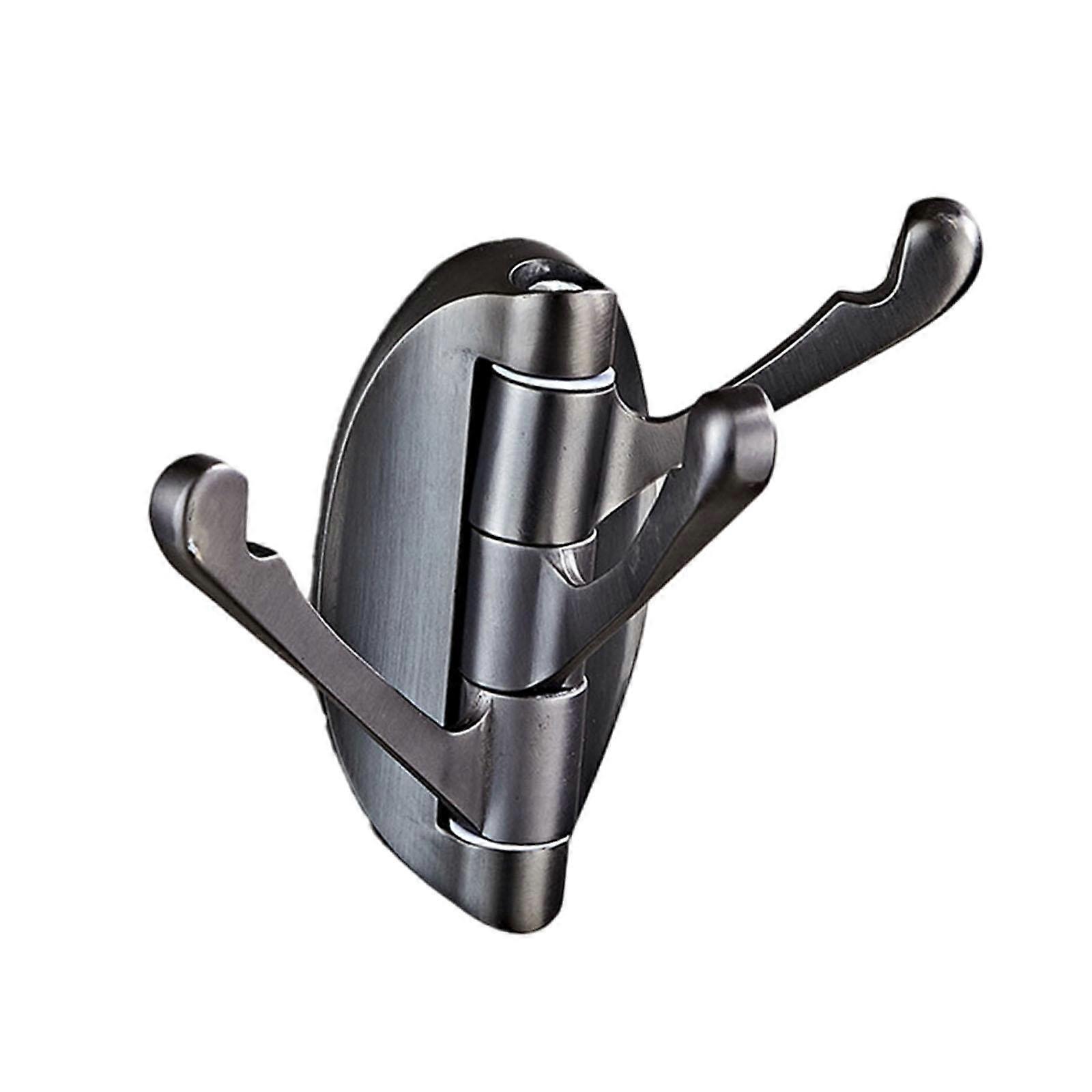 Rotating Wall Hooks Space Saving Coat Jacket Holder for Hanging Clothes Bags