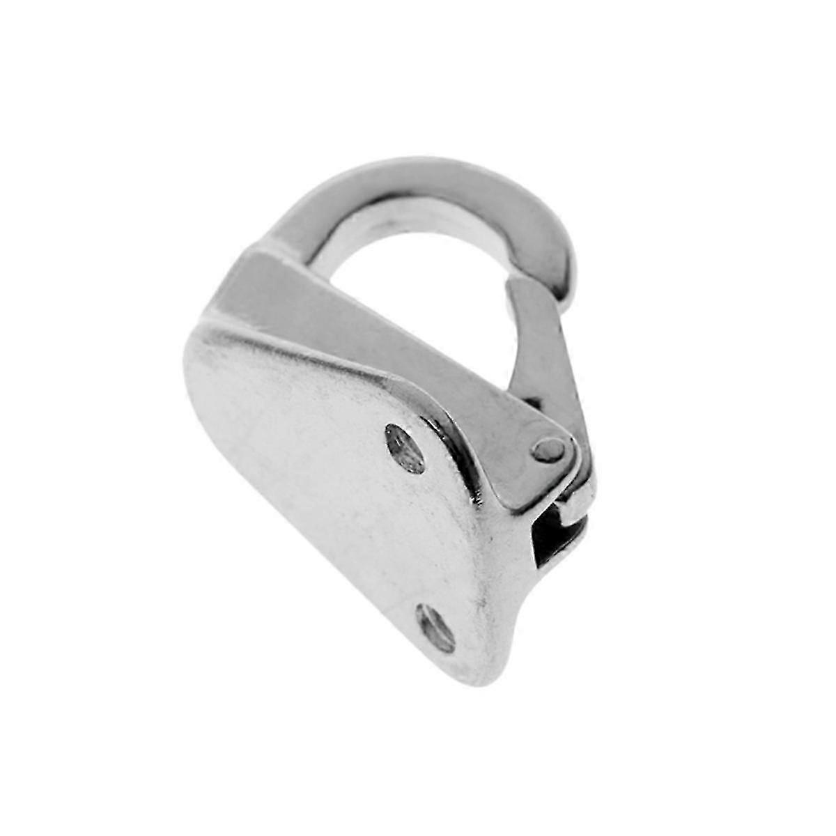 Stainless Steel Marine Boat Hooks with Spring Snap, 2 Pack Fending Hooks for Boat Docking Safety