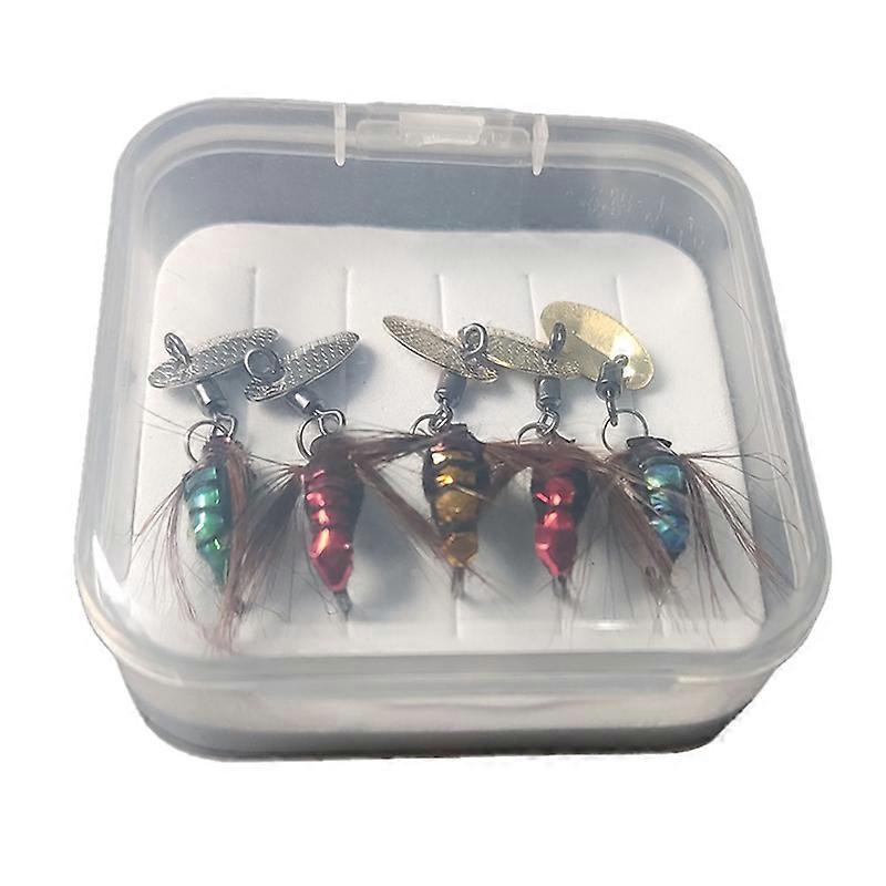 Sequin Lure Bait Artificial Fly Micro-Object Fishing Set Insect Hook