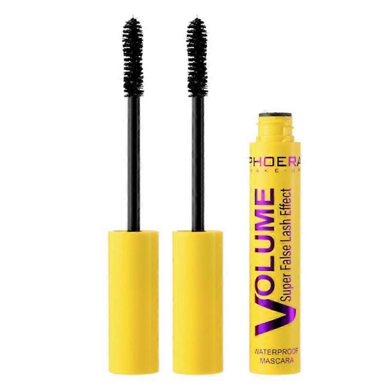 2pcs Bubble Mascara,Bubble Washable Mascara,Can be Applied in Layers to Increase Curl