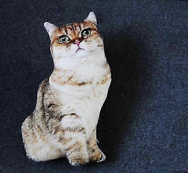 50cm Cute Lifelike 3d Cat Plush Toys Stuffed Soft Animal Doll Simulation Sleep Pillow Sofa Cushion Cartoon Doll Home Decor Gift