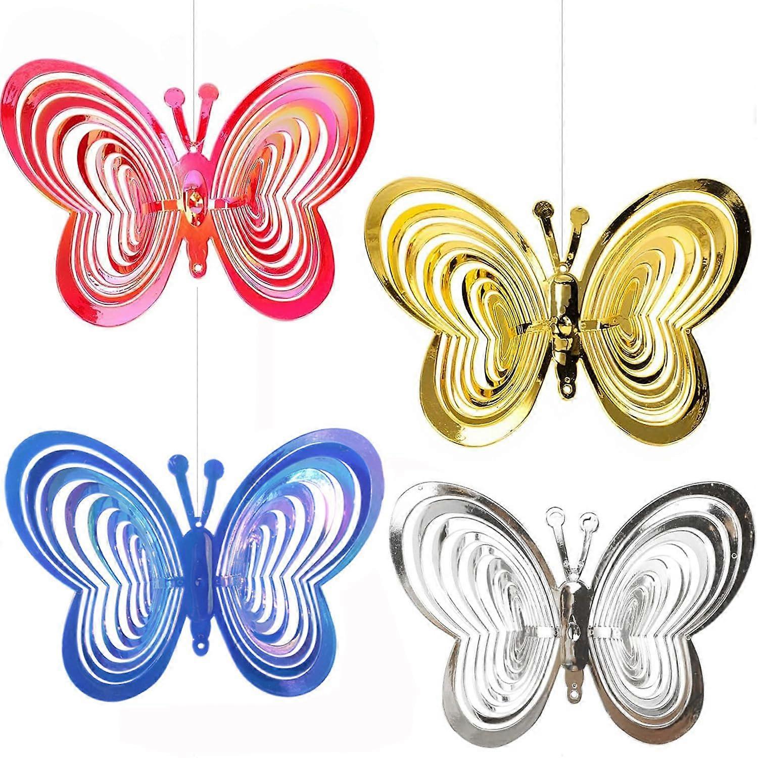 Reflective Bird Deterrent Pack of 4 for Balcony, Garden, and Orchard - UV-Resistant, Durable, Easy to Install