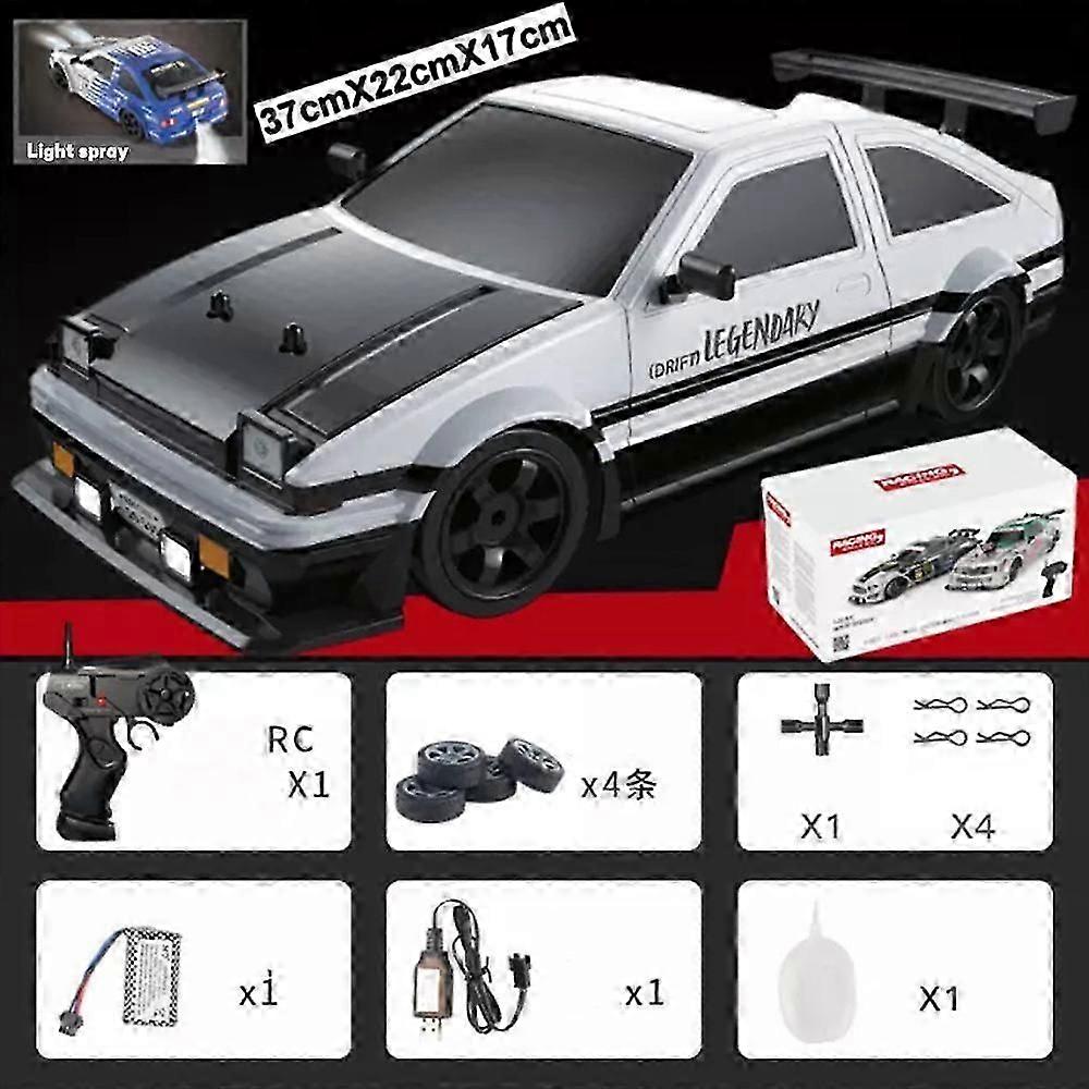 Vapor Slide Drift Rc Car,2.4G High Speed Drift Car with Tail Spray