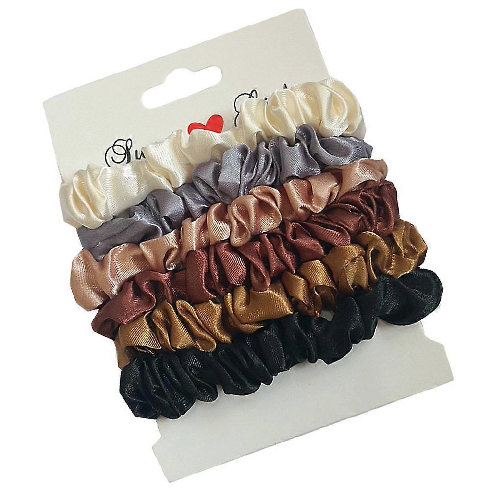 Retro Scrunchies 12 Pcs Stretchy Hair Ties for Women Chic Elastic Ponytail Holders for Everyday Style and All Occasions