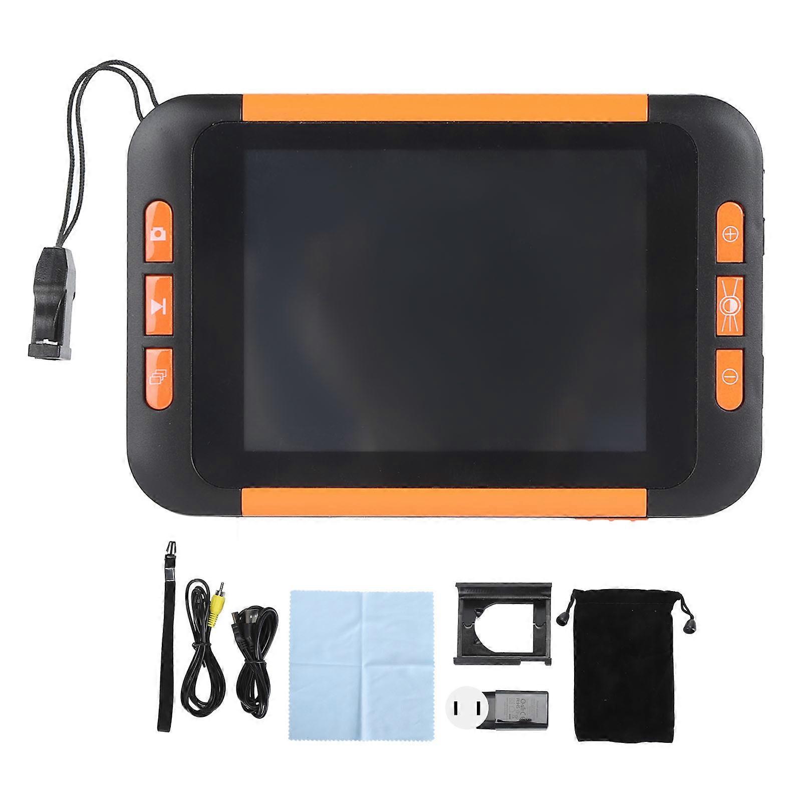 3.5 Inch LCD Portable Digital Video Magnifier 2-32X Electronic Reading Aid for Low Vision Reading Writing Viewing Maps Books