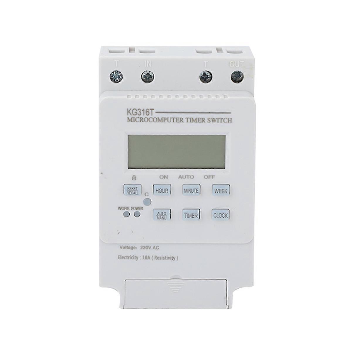 KG316T Microcomputer Time Control Switch 220V 12V 24V Advertising Street Light Oxygenator Fully Aut