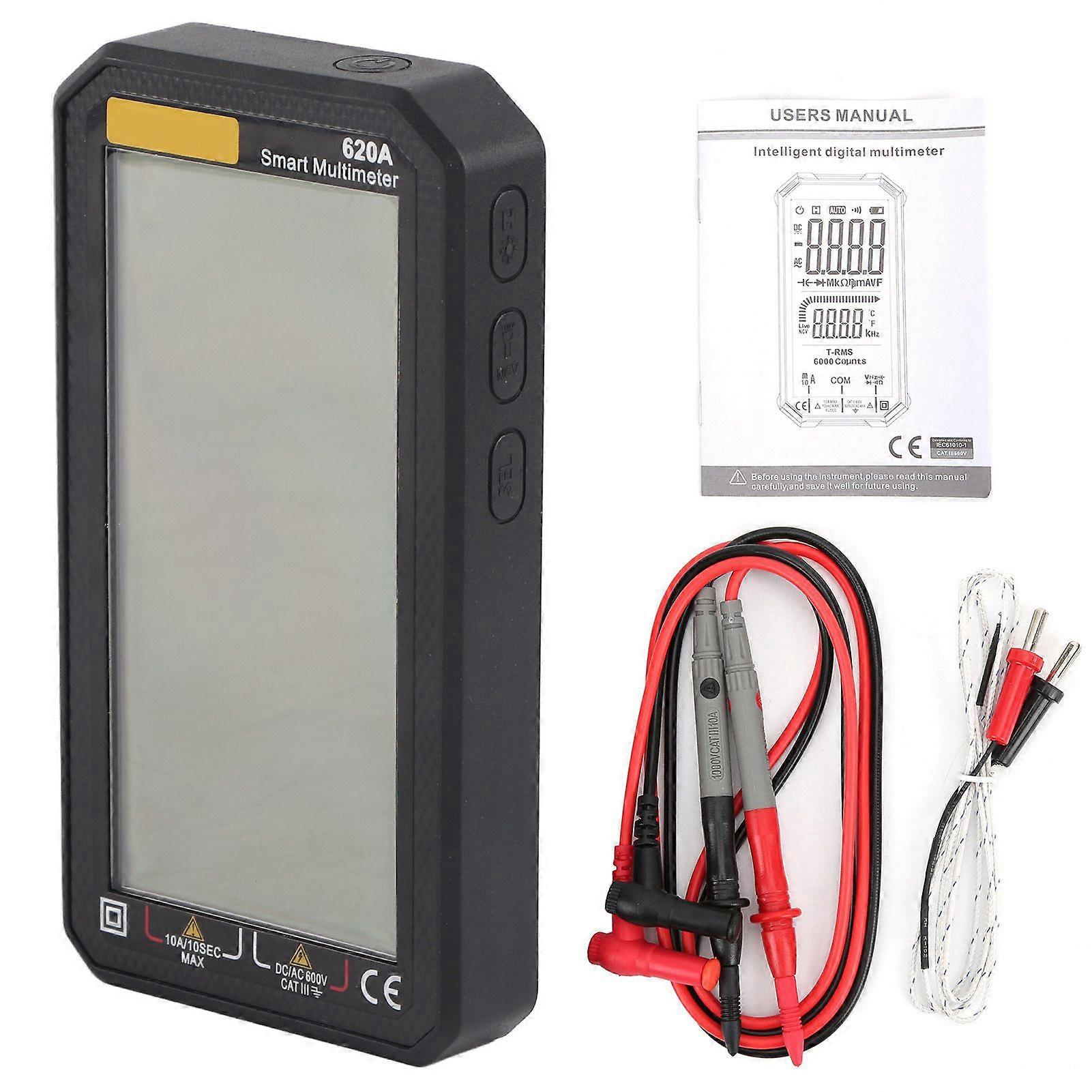 High quality 620A Ultra-thin Full Screen Intelligent Digital Multimeter Digital