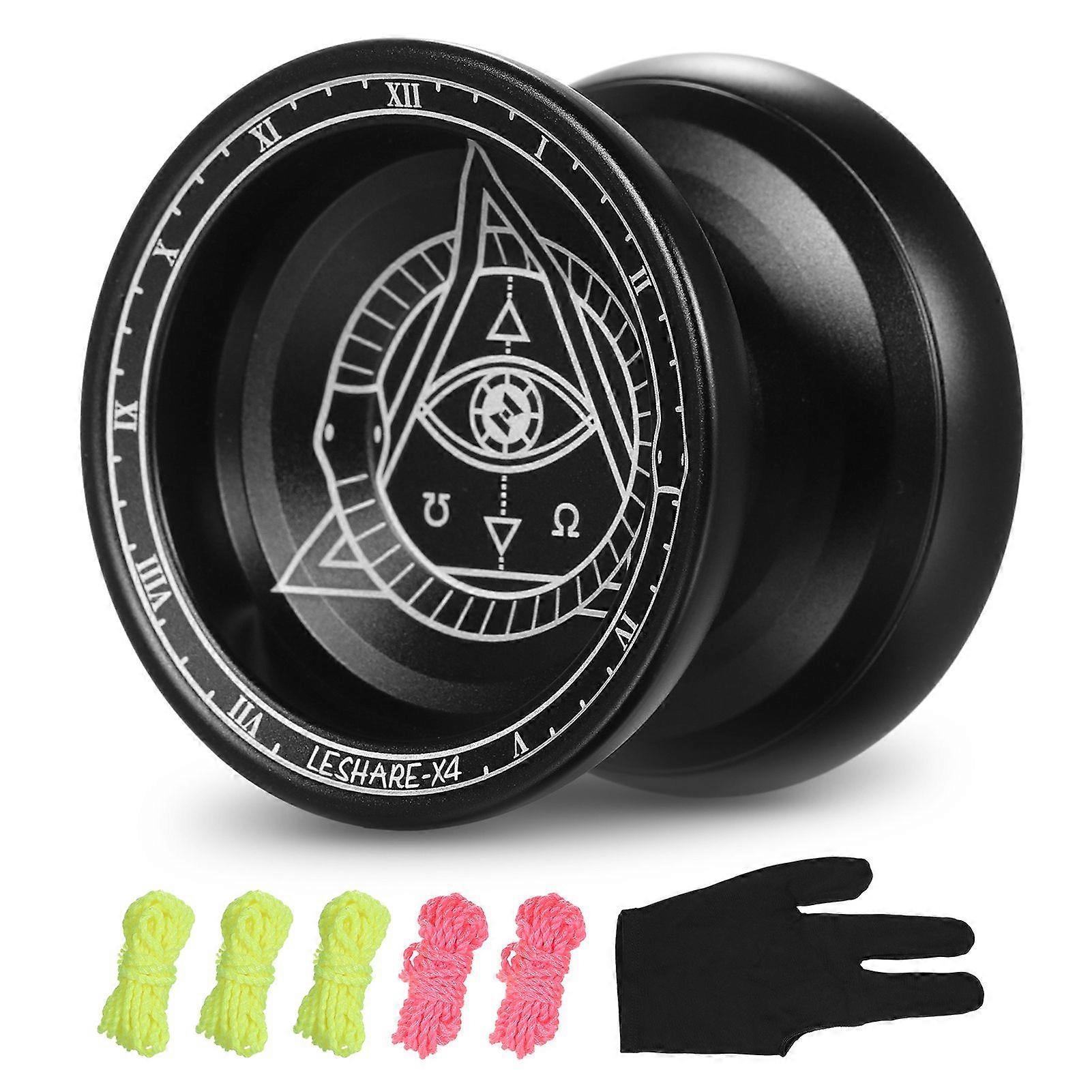 Professional Yoyo Competitive Aluminum Yoyo Ball Yo Yo Gift with Strings and Glove
