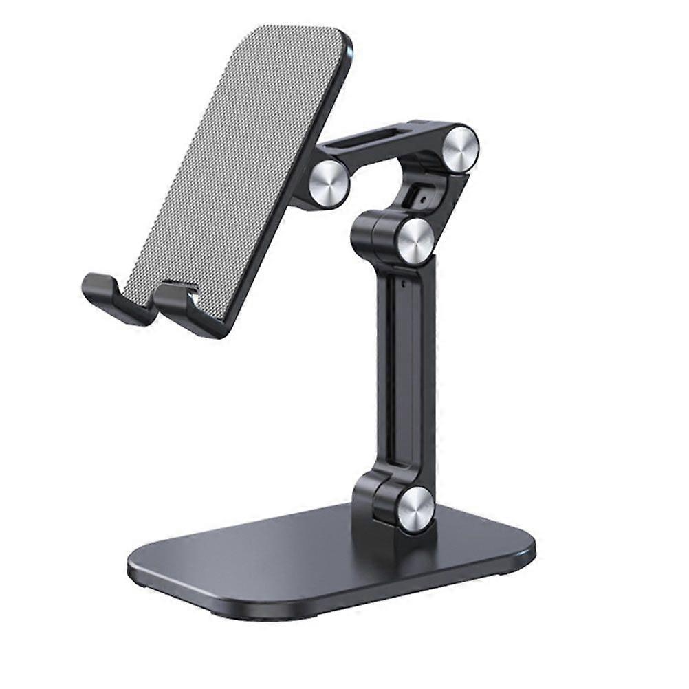 1PC Mobile Phone Supporting Holder Tablet Phone Bracket Foldable Holder (Black)