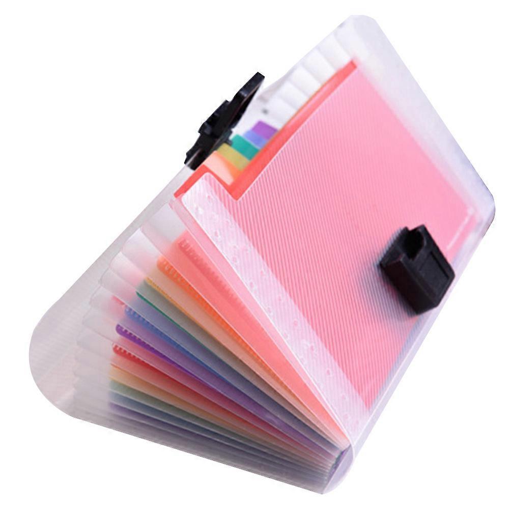 School Essentials Organizer, Lightweight Plastic Design with Expandable Compartments