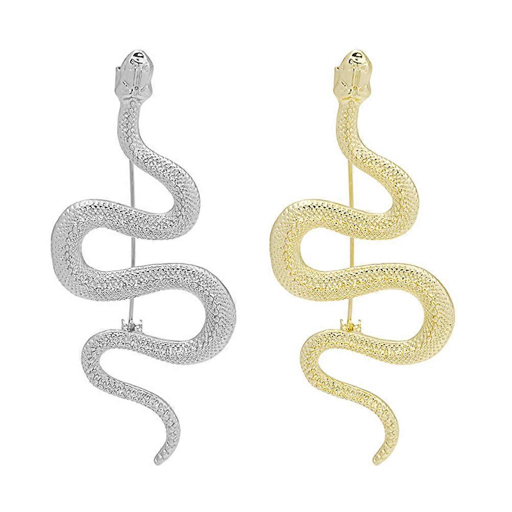 Serpentine Brooch, Versatile Pin for Attire Modification, Creative Style Statement
