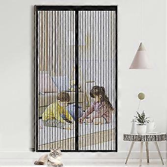 Magnetisch vliegengordijn - 100 x 230 cm - Insectenhorgordijnen - Vliegenhordeuren - Deurgordijn - Vliegenhordeur - Lamellenhor zonder boren