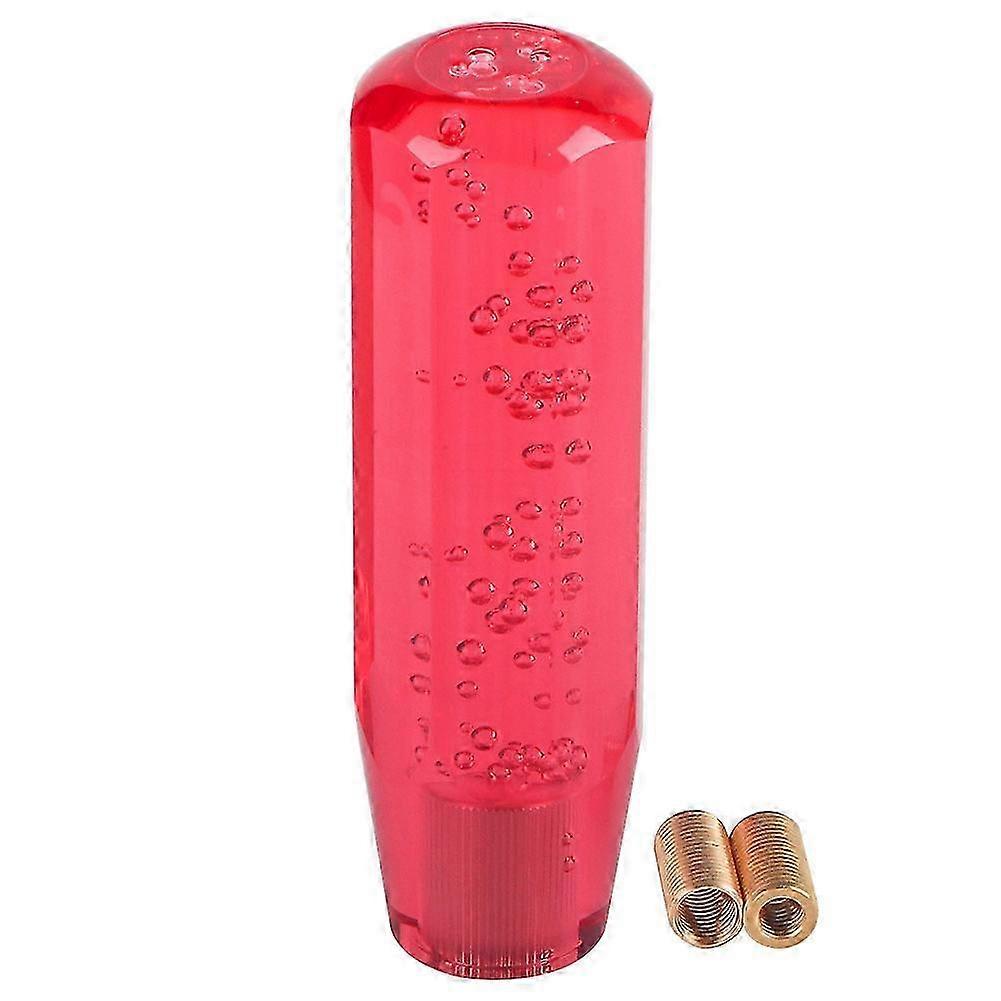 15cm Red Universal Acrylic Crystal Bubble Car Shift Knob