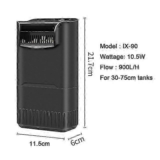 Large Capacity Low Water Level Turtle Filter Pump for Efficient Water Circulation 900-1200L/H Waterfall Style Aquarium Filter for Reptiles