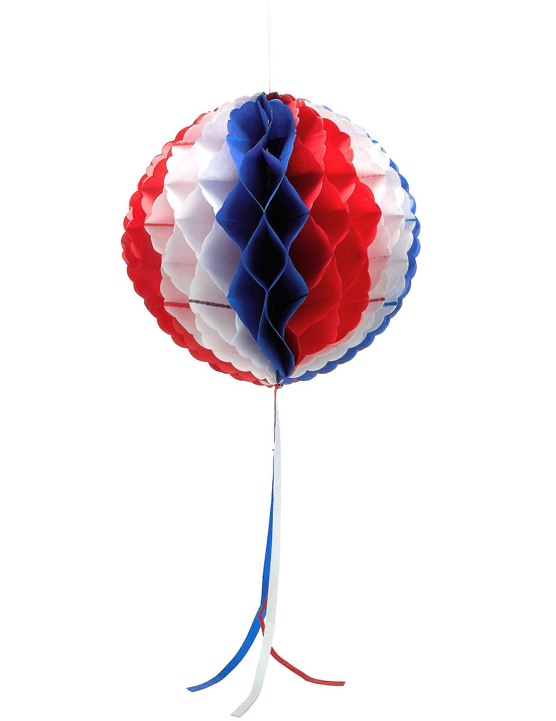 Tricolor honeycomb ball pendant 30 cm