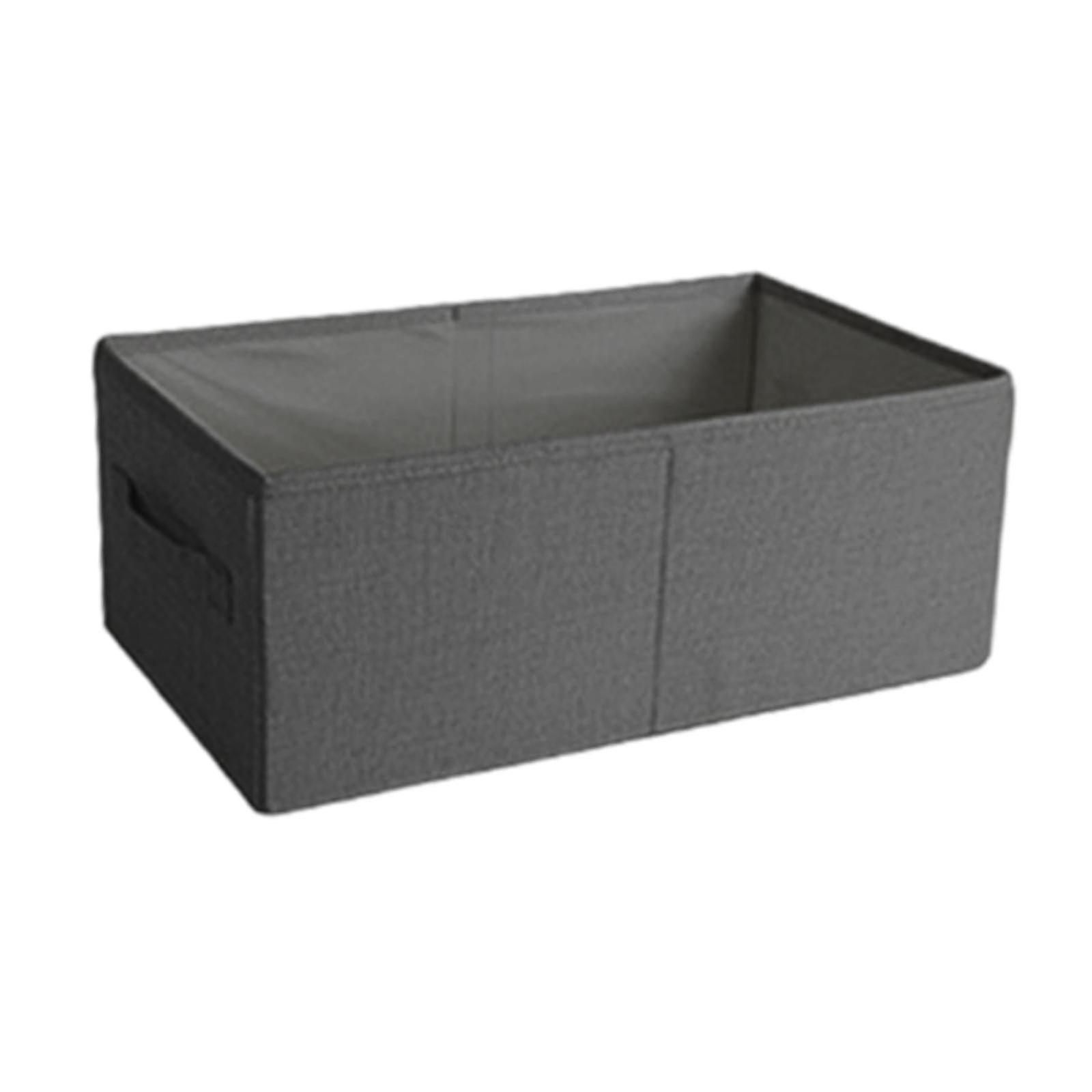 Foldable Storage Bin for Clothing, Books, and Blankets �C Versatile Wardrobe Organizer in Beige