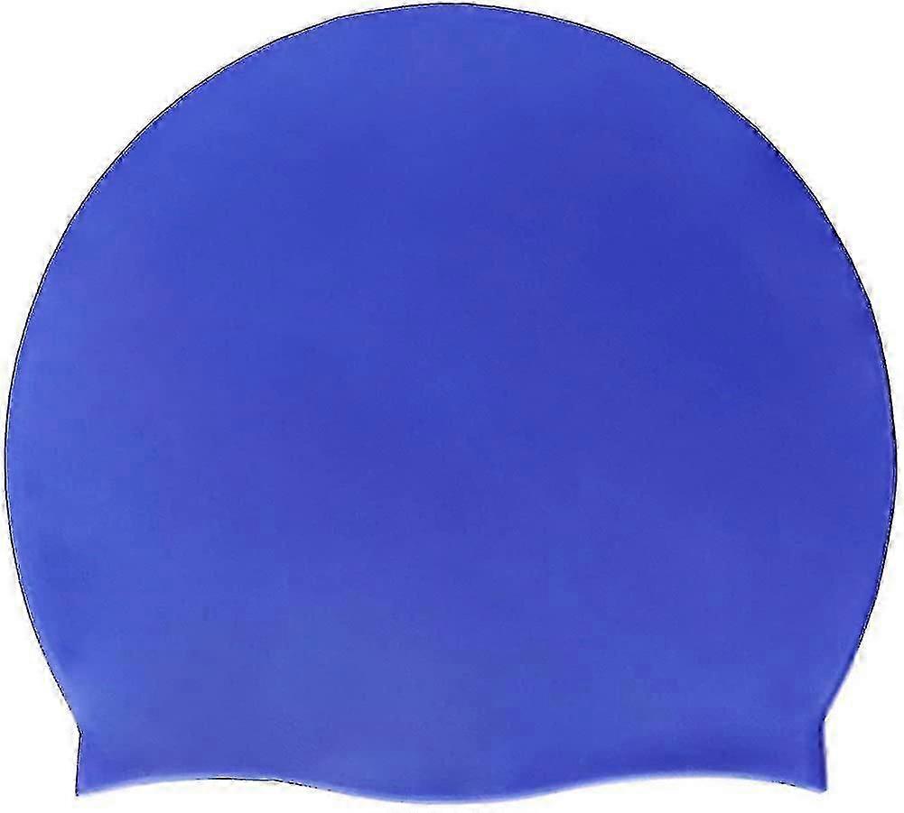 Silicone Swim Caps, Elasticity Non-slip Fixed Swimming Hats, Secure Waterproof