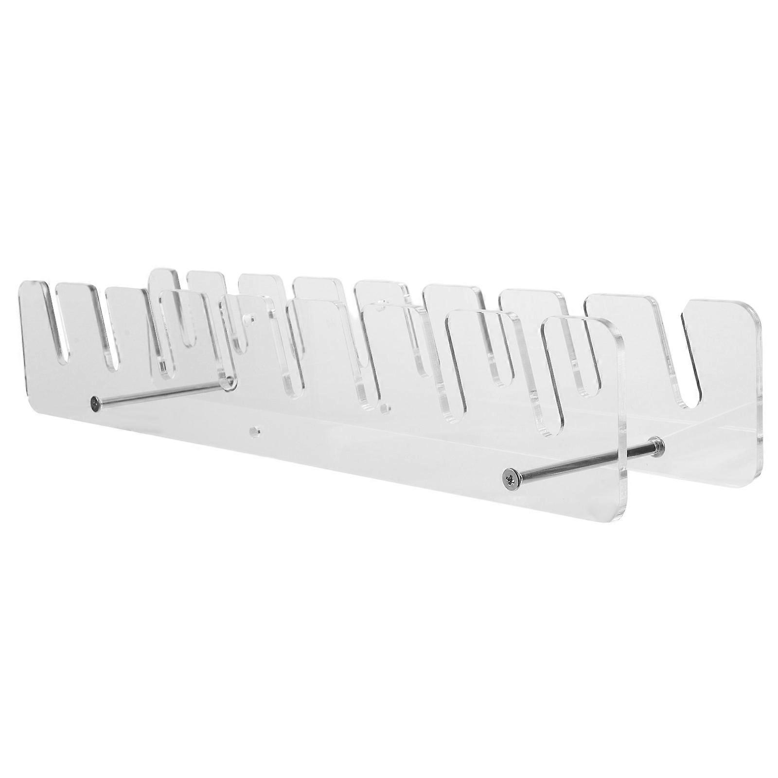 Hat Display Rack for Caps Acrylic Baseball Hat Organizer Space-Saving Solution Clear Organizer for Adults 1Pack