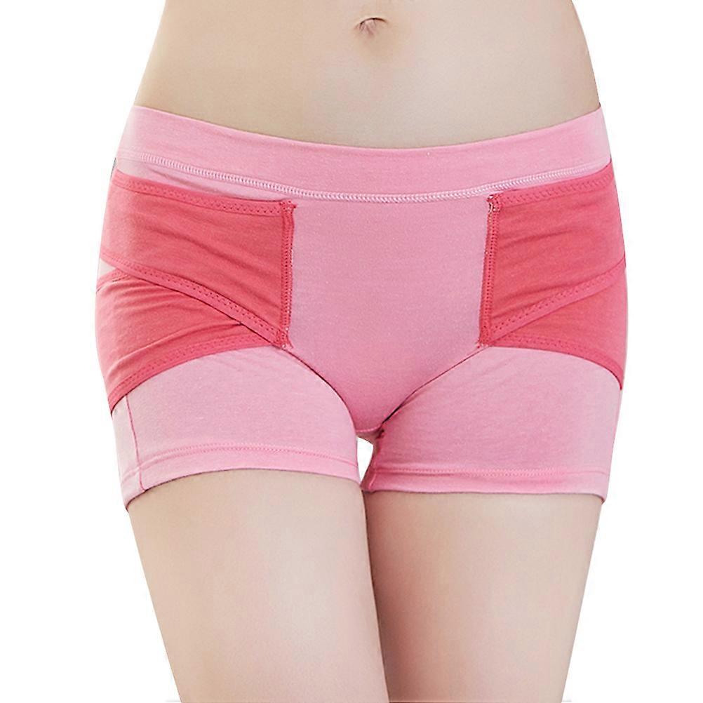 Abdomen Control Pants Body Shapewear High-Waist Panty Stomach Flattening Pink L For Ladies Everyday Wear 1Pack