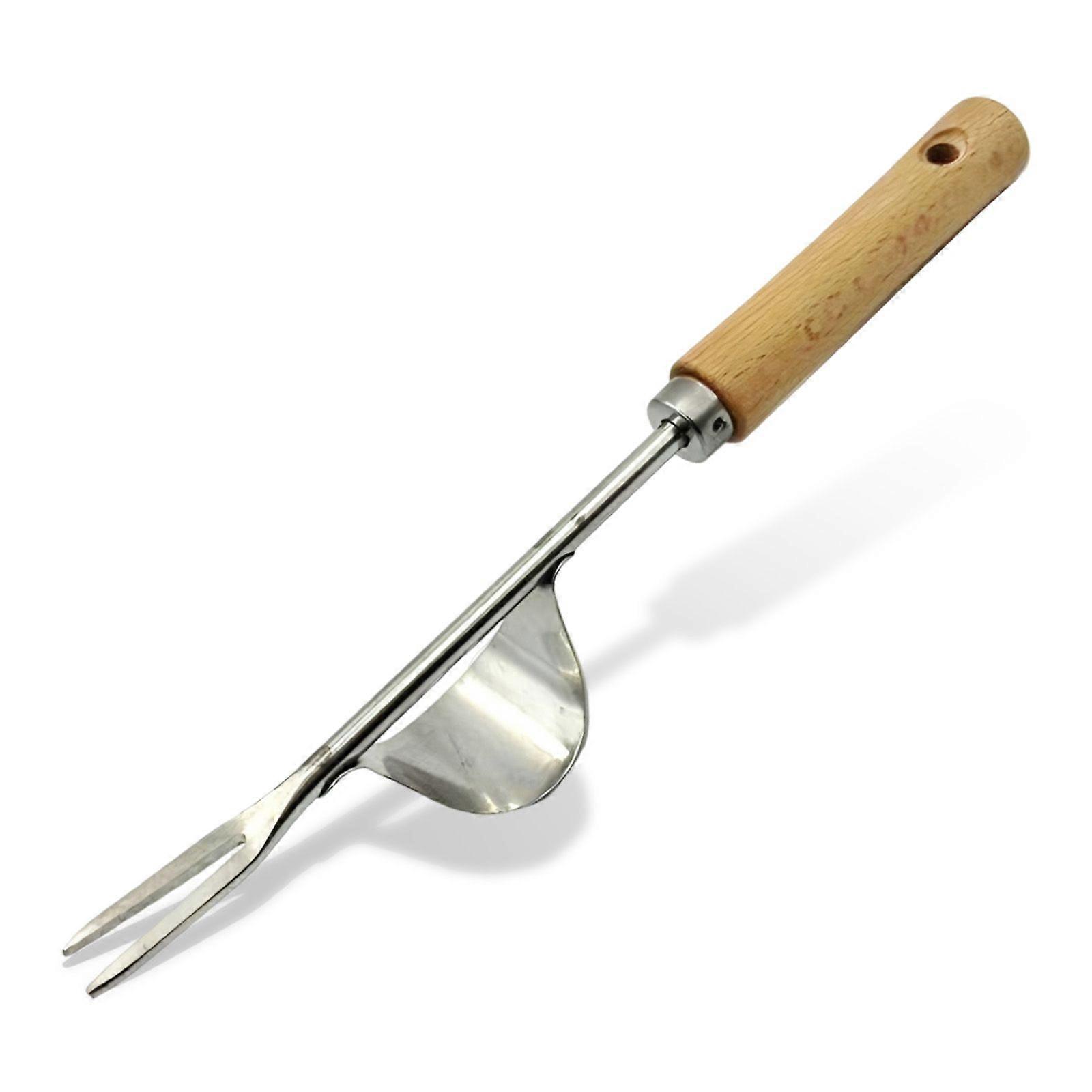 Hand weeding tool, garden fork tool, garden hand weeder, durable gardening stainless steel hand weeder for weeding, removing dandelions