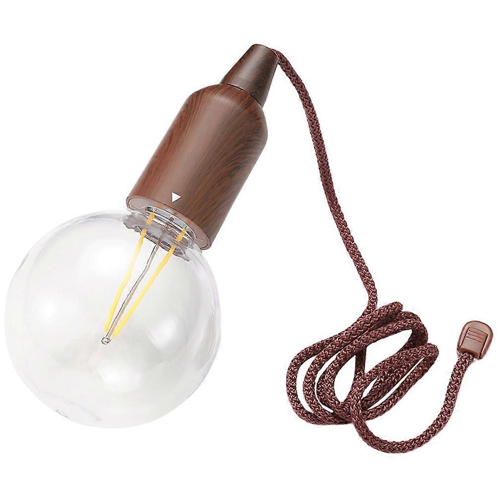 Outdoor Camping Light Portable Lighting For Outdoors Enthusiasts ABS Material Round Shape Retro Style 21x10cm 1Pack