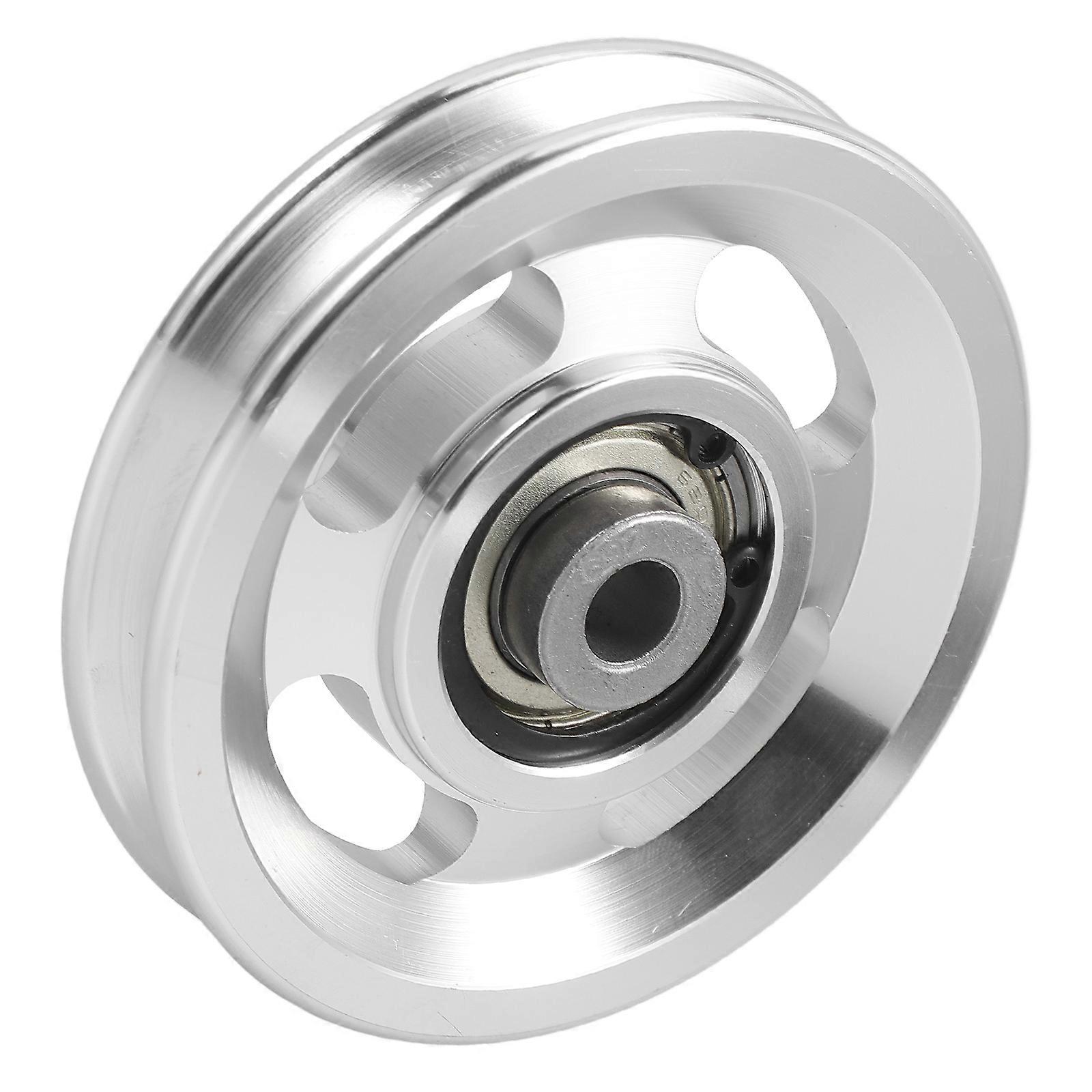 Gym Pulley Replacement Aluminum Alloy Bearing Wheel Exercise Training Accessory 95mm Outer Diameter 1Set