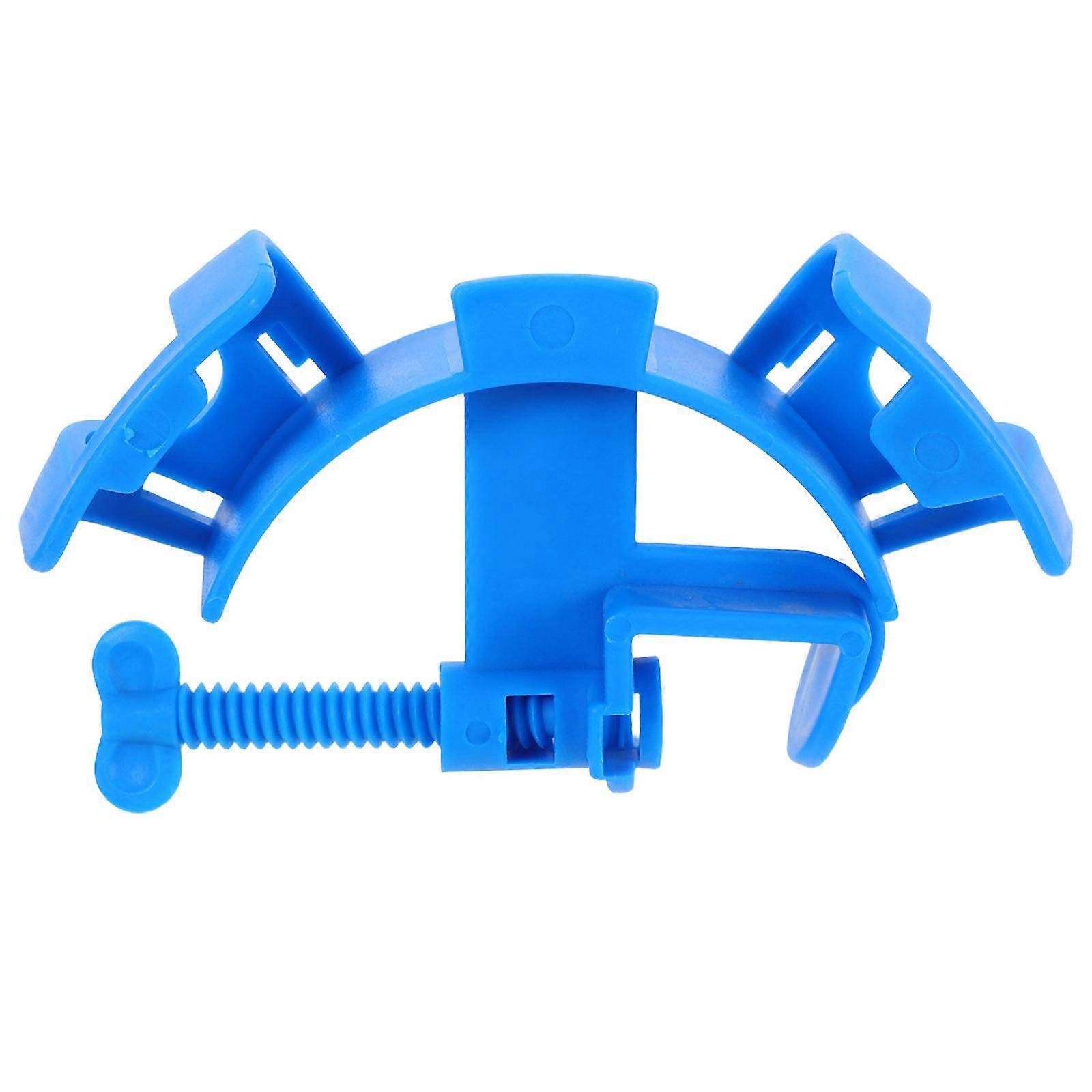 Aquarium Water Pipe Clip Hose Fixing Clamp Securing Water Pipes Preventing Spills Blue 11.00X6.50X2.50CM 1Pack
