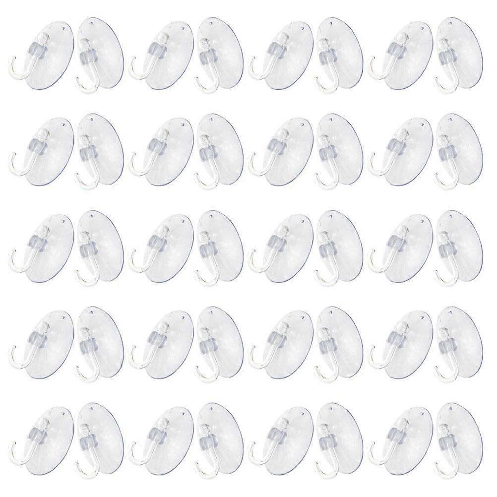 Multi-Purpose Suction Hanger 40Pcs Hooks For Hanging Towels And Reusable Perfect For Household Users