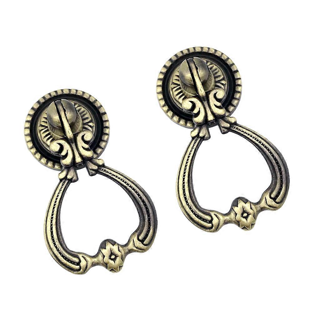 Metal Pulls Cabinets Knobs Zinc Alloy For Home Decoration 2Pcs