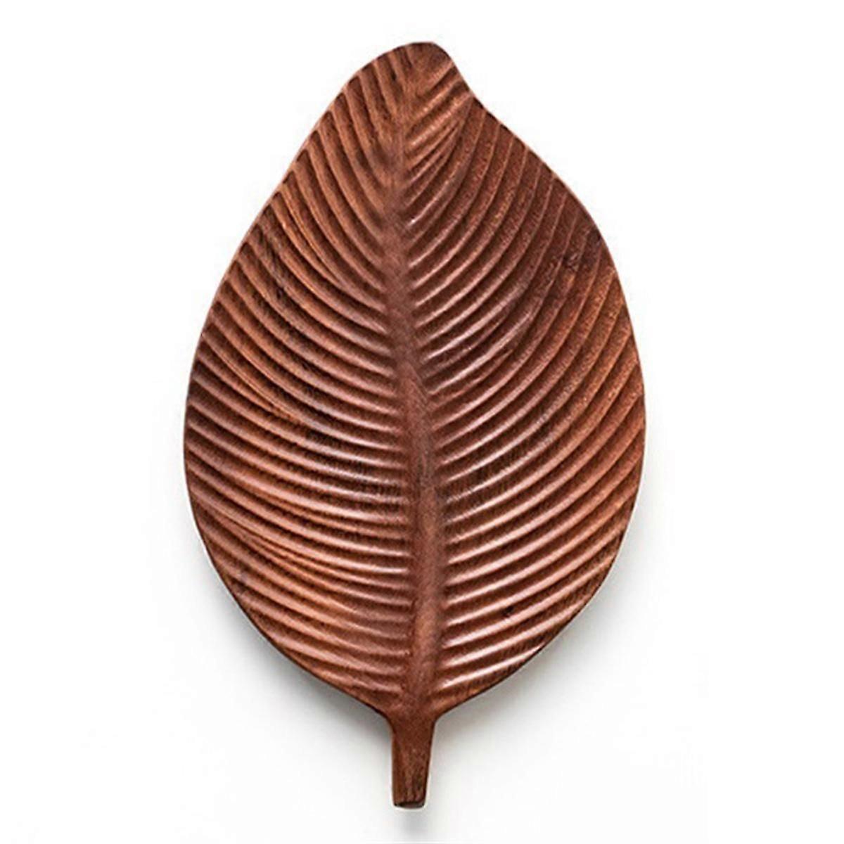 Dinner Tray, Suitable for Meals, Salads and Bread, Handmade Leaf Tray