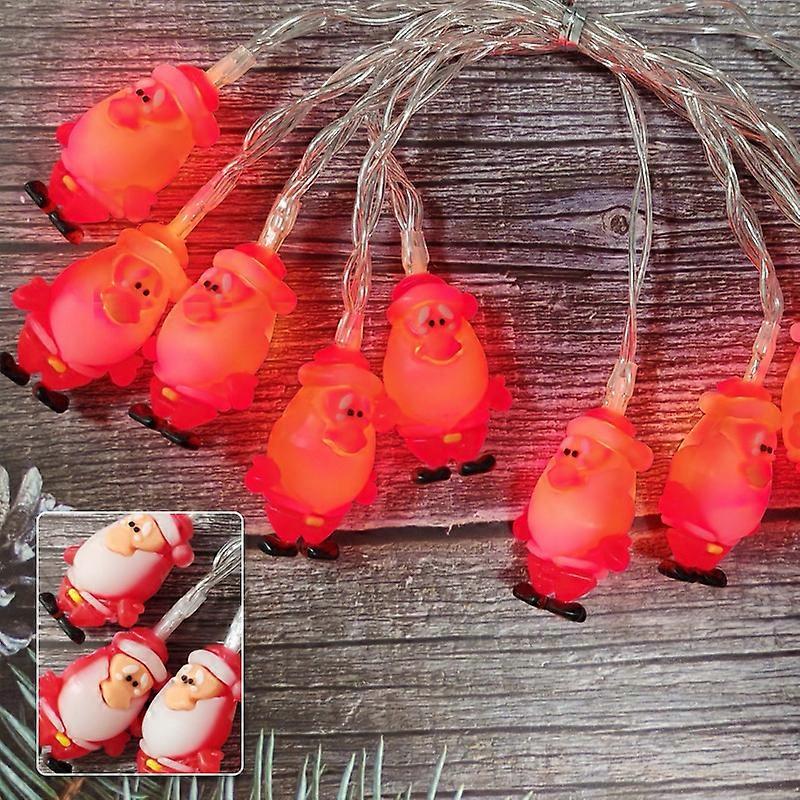 2m 10-LED String Light Christmas Style Xmas Festival Decorative Lamp,Constant Light