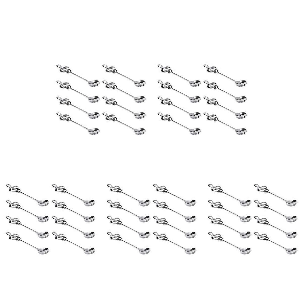 8 cucchiai da caffè in acciaio inossidabile con cucchiaio da mescolare