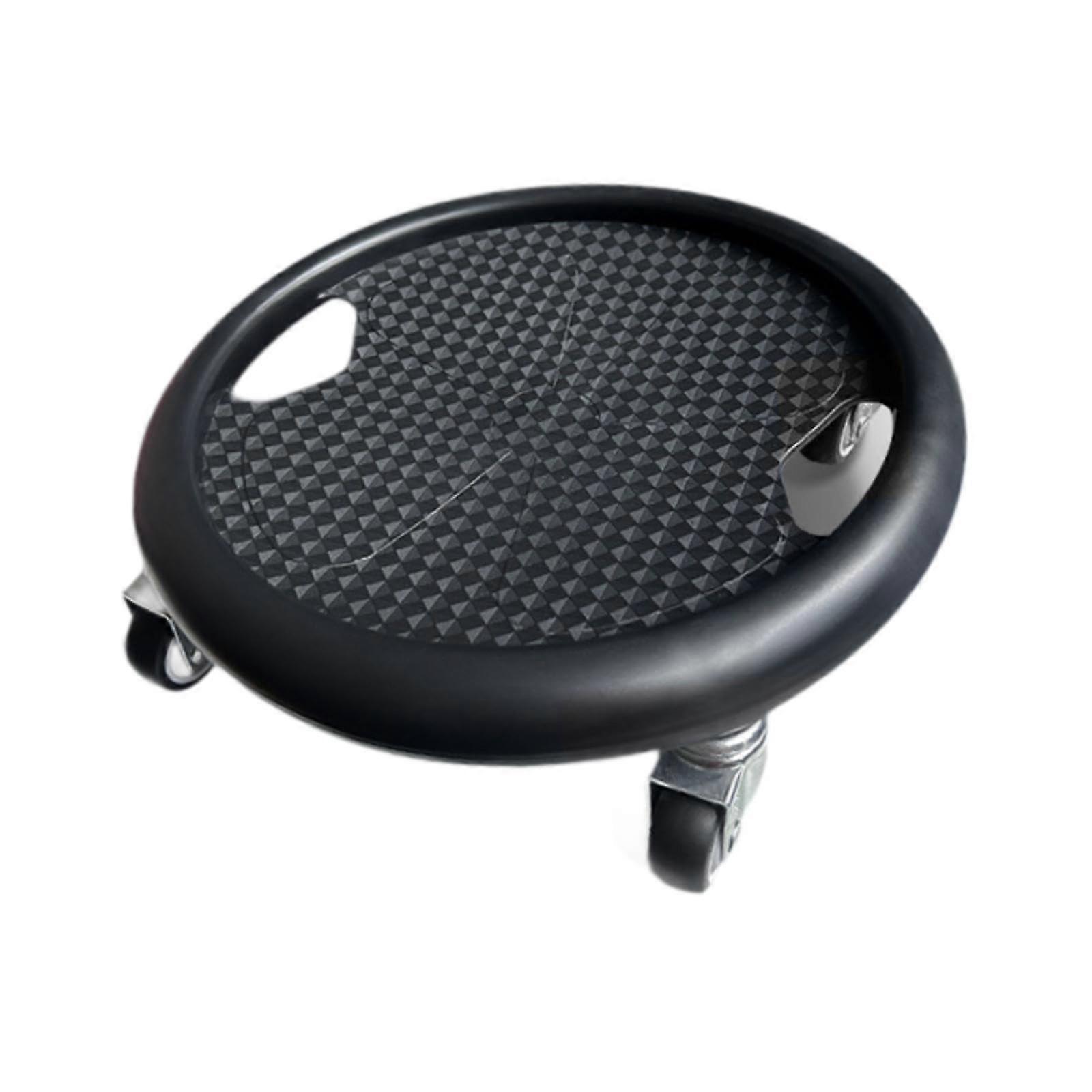 Abdominal AB Rolling wheel, abdominal plate, versatile sliding tool 360 ° Rotatable 4 wheels portable training equipment Black
