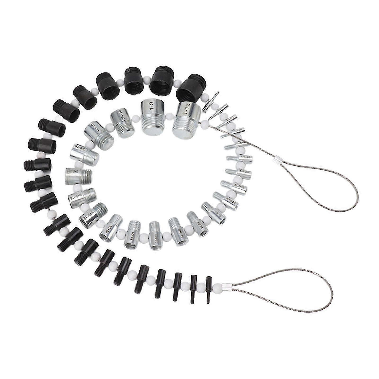 Nut and Bolt Thread Checker 44 Male Female Thread Identifier Gauges 23 Inch and 21 Metric Sizes