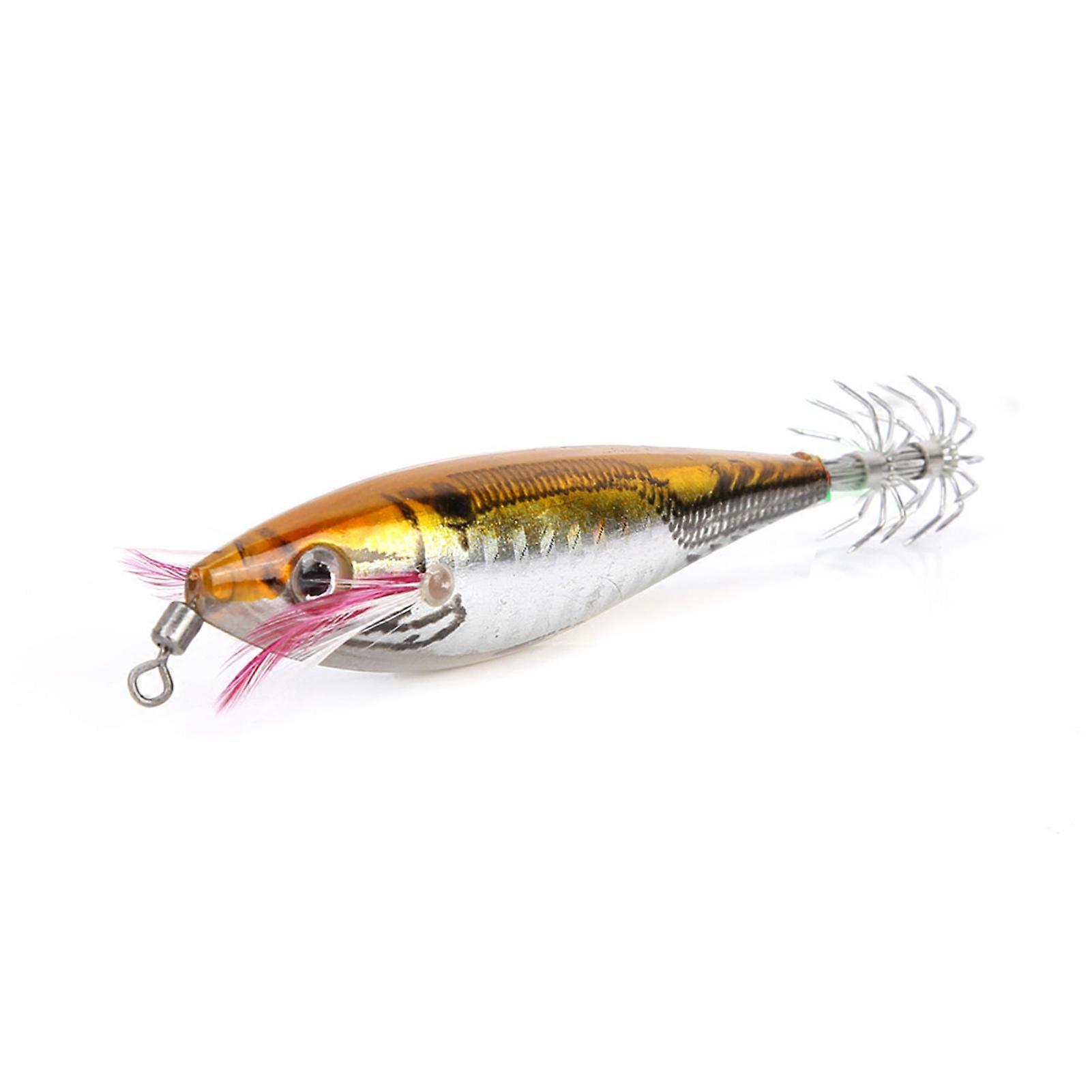 High Quality Squid Fishing Hook 10cm (Yellow)